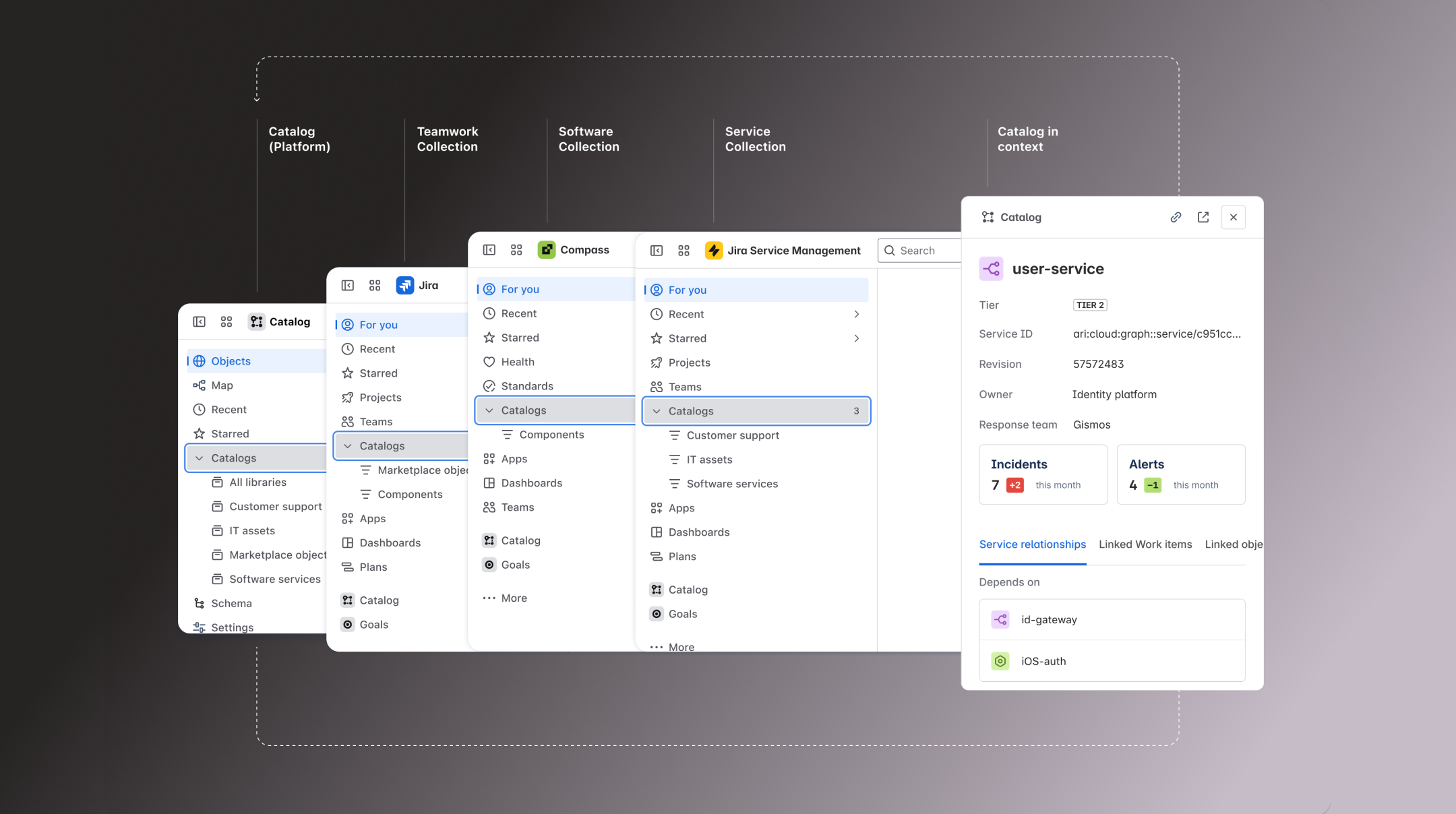 The consolidated platform catalog app